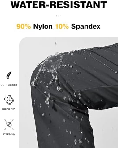 TBMPOY Women's Hiking Cargo Pants Lightweight Water Resistant Quick Dry Fishing Camping Travel Work Pant with 6 Pockets