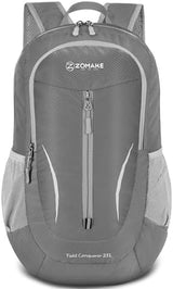 ZOMAKE Ultra Lightweight Packable Backpack 25L, Foldable Hiking Backpacks Water Resistant Small Folding Daypack for Travel(Dimgray NEW)