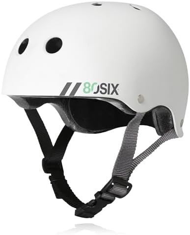 80SIX Triple Certified Multisport Helmet - Ideal for Bike, Scooter, Skateboard, Roller Skate and Inline Skate