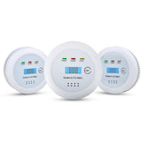 2 in1 Smoke Detector Carbon Monoxide Detector Combo,with LCD Digital Display and Sound Warning Test Button，Battery Powered，Easy Installation, for Home, Bedroom, Kitchen (3PACKS)