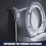New Version Handheld Bidet Sprayer for Toilet, Premium Stainless Steel Bathroom Bidet Sprayer Set, Baby Cloth Diaper Sprayer with Superior Complete Bidet Spray Hoses Kit, Support Wall or Toilet Mount