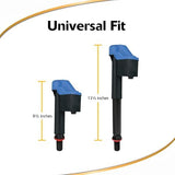 Korky 528T Replacement TOTO Toilet Fill Valve - Fits G-Max and Power Gravity Toilets -Easy to Install -Made in USA, Black