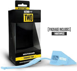 Nxtrnd Two Football Mouth Guard, Football Mouthpiece with Strap, Fits Adult & Youth (Columbia Blue)