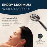 HammerHead Showers® ALL METAL Handheld Shower Head with Hose and Brass Holder - OIL RUBBED BRONZE - 2.5 GPM High Pressure Shower Heads with Adjustable Shower Wand Bracket - 6ft Flexible Extension