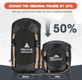 Hikenture Compression Sack for Sleeping Bag, Upgrade Anti-Tear Nylon Sleeping Bag Stuff Sack, 10L/14L/20L/30L Water-Resistant Compression Bag, Storage Bag