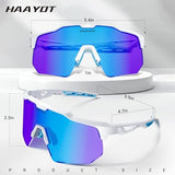 HAAYOT Polarized Sports Sunglasses for Men Women Youth Baseball Cycling Running Softball Biking Glasses 5 Lenses