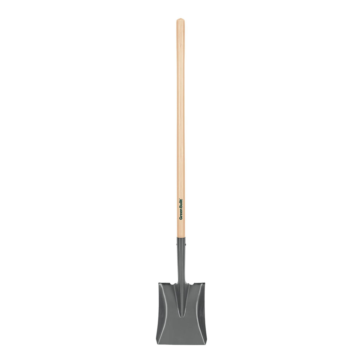 Truper Tru Built Square-Point Shovel, 45-Inch Wood Handle with 9-Inch Cushion Grip, Rolled Step Steel Blade, Heavy-Duty Scooping and Transfer Shovel (Model PCL-PE / 31174)
