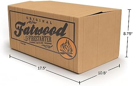 Fatwood Firestarter Kindling Sticks, 25 lbs