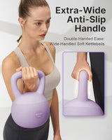 YOTTOY Soft Kettlebell,Kettlebell Anti-Slip Grip Weight for Home Workouts, Kettlebells Set Strength and Safety Guaranteed