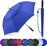 Golf Umbrella Large 62/68/72 Inch, Extra Large Oversize Double Canopy Vented Windproof Waterproof Umbrella, Automatic Open Golf Umbrella for Men and Women and Family.