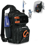 KastKing BlowBak Tactical Fishing Sling Tackle Bag - Lightweight Fishing Backpack - Storage for Gear and Equipment - Gift for Men