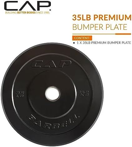 CAP Barbell Rubber Olympic Bumper Plate | Multiple Options/Colors