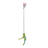 GARTOL 32 Inch Cut and Hold Pole Pruner - Lightweight Long Reach Tree Trimmer with Snip and Grip Technology, 1/2 Inch Cutting Capacity, One-Hand Use Fruit Picker for Roses, Persimmons & Tall Branches