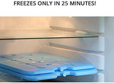 XL Large Ice Packs for Coolers - Slim Freezer Packs for Camping- Long Lasting Reusable Dry Ice Blocks, 13 x 10 x 0.5 inch, Quick Freeze - Set of 4