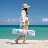 CROWN SHADES Beach Cabana 6.5 x 6.5, Cool Cabana Beach Tent Easy Pop Up - Beach Cabanas for Sand - UPF50+ Protection with Sidewall and More Pockets, Red