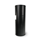 Zogics Gym Wipes Dispenser Stand and Trash Bin – Dual-Purpose Wet Wipes Dispenser for Sanitizing and Cleaning with Built-in 7 Gallon Trash Can, Black Galvanized Steel