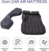 Inflatable Car Air Mattress Back Seat Bed,Thickened Car Travel Camping Air Mattress with Air Pump,Blow Up Bed Portable Car Sleeping Mattress for Car Universal SUV