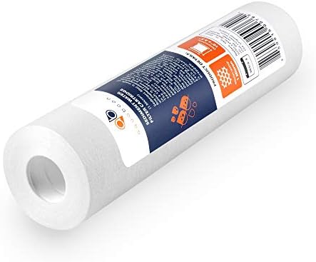 Aquaboon 10” x 2.5” Whole House and Reverse Osmosis Sediment 1 Micron Water Filter Cartridge | COMPATIBLE WITH: Culligan P1, Pentek P1, PD-1-934, P5, AP110, WFPFC5002, CFS110, RS14, WHKF-GD05 (4-PACK)