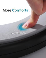 TRIPTIPS Portable Toilet with Soft Cushion, 5 Gallon Rotatable Lid, Adults and Kids Camping Toilet Seat for 5 Gal Bucket