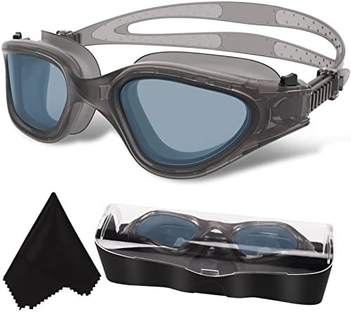 WIN.MAX Polarized Swimming Goggles Swim Pool Goggles Anti Fog Anti UV No Leakage Clear Vision for Men Women Adults Teenagers