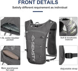 Running Hydration Vest - 5L, with 1.5L Water Bladder, Lightweight for Hiking and Cycling