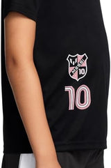 boys Lifestyle Short Sleeve 2-piece Set, Slim-fit Jersey Set With Top & Shorts