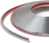 Art3d 20ft Outside Vinyl Corner Trim Peel and Stick for Tile and Wall Edges, Furniture Decoration Stainless Steel