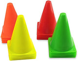 7 Inch Plastic Traffic Cones Sport Training Agility Marker Cone for Soccer, Skating, Football, Basketball, Indoor and Outdoor Games