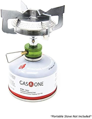 GasOne Camping Fuel Blend Isobutane Fuel Canister 100g (4 Pack)