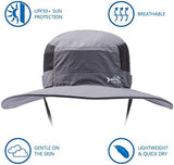 BASSDASH UPF 50+ Sun Fishing Hat Water Resistant with Detachable Neck Flap