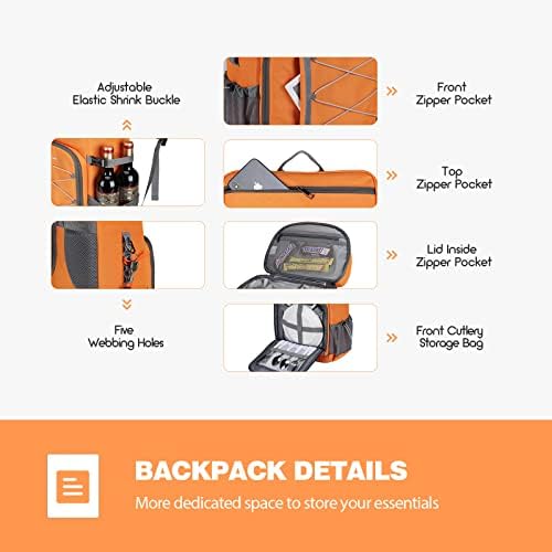 Maelstrom Cooler Backpack - 35/50 Can Insulated Soft Cooler Lunch Bag for Camping, Beach, Hiking & Shopping