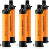Membrane Solutions Straw Water Filter, Survival Filtration Portable Gear, Emergency Preparedness, Supply for Drinking Hiking Camping Travel Hunting Fishing Team Family Outing