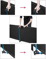 MOON LENCE Folding Camping Cot Outdoor Camping Bed Portable with Carry Bag Camp Cots for Adults for Hiking Backpacking Car Camping Outdoor&Indoor&Beach Use (black1)