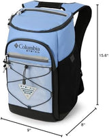 Columbia PFG Thermal Pack Cooler - Zipperless Hardbody Cooler with ThermaCool High Performance Insulation, HardBody Liner, and SmartShelf