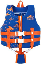Gogokids Toddler Swim Vest, Kids Floaties – Boys & Girls Buoyancy Jacket, Swimming Aid for Pool & Beach, Fits 2-8 Years / 22-60 lbs