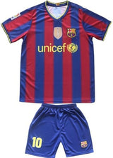 Barcelona Home Leo #10 Vintage 2009/2010 Limited Edition Football Soccer Kids Jersey Shorts Socks Set Youth Sizes
