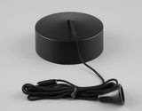 Taps2Traps™ Matt Black Bathroom Light Pull Switch With Black Cord & Toggle 2 Way 6A