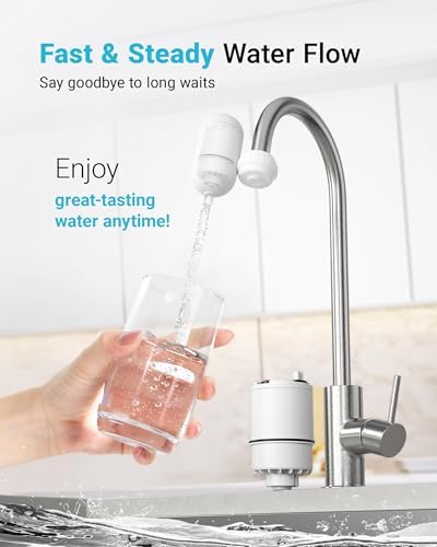 AQUACREST RF3375 NSF Certified Water Filter, Compatible with Pur® RF-3375 (RF33752V2) Faucet Replacement Water Filter, PUR®, PUR®PLUS Faucet Filtration Systems (3 Count, Packing May Vary)
