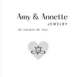 Amy & Annette Blue Sapphire Earrings - 18k White Gold Plated Halo Earring for Women - Great Gift Idea for Every Occasion