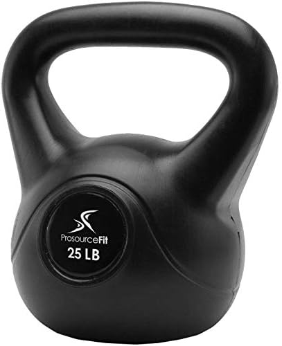 ProsourceFit Vinyl Plastic Kettlebell from 10, 15, 20, 25, 30, and 35 lbs