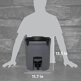 STANLEY Adventure 2 Gallon Fast Flow Water Jug, Ice Water Dispenser, Insulated Beverage Cooler with Easy Pour Spigot and Latched Foam Lid