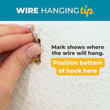 Go Hang It! Pro, All-in-One Picture Hanging Kit - Picture Leveling and Hanging Tool - Hang Sawtooth/Wire Hangers - Wall Hanging Kit and Level Tool - Hardware Case with 85-Piece Hanging Essentials