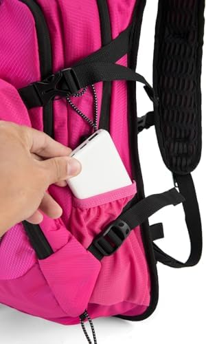 Hydration Backpack Pack with 2L Water Bladder 18L Hiking Backpack Women Men Lightweight Hydropack Insulated Daypack for Biking, Running, Festival