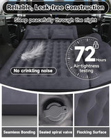 Umbrauto Inflatable Car Mattress Bed: SUV Camping Air Mattress for Truck Backseat with Pump & Pillows, Blow Up Car Sleeping Mattress for Van Back Seat