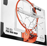 SKLZ Pro Mini Indoor Basketball Hoop - Over The Door – Portable - Great for Home, Dorms, Offices, and Gifts