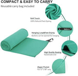 Rainleaf Microfiber Towel Perfect Travel & Gym & Camping Towel. Quick Dry - Super Absorbent - Ultra Compact - Lightweight. Suitable for Trip, Beach, Shower, Backpacking, Pool