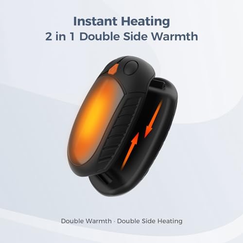 Classic Hand Warmers Rechargeable 2 Pack, AI Temperature Control Pocket Size Electric Handwarmers, Quick Charge Portable Hand Warmer Great Gift for Christmas Outdoors, Hunting, Golf, Camping