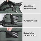 APEXUP Adjustable Weighted Vest, 4-10lb/12-18lb/20-32lb Vest with 6 Ironsand Weights and Large Pocket, Weight Vest for Men Women Strength Training, Running, Walking