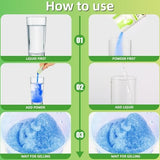 8 Gallon Camping Toilet Bags with Poo Gel - Leak-Proof Portable Toilet Liner & Odor Control Gel for Outdoor, RV, Hiking | Plant-Based