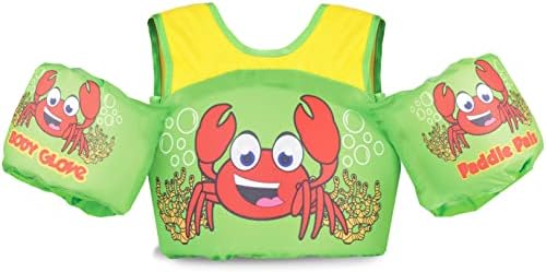 Body Glove Paddle Pals Learn to Swim Coast Guard Approved Kids Life Jacket PFD